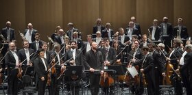Die Berliner Philharmoniker mit ihrem Dirigenten Kirill Petrenko